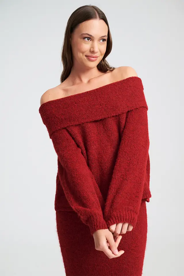 Πλεκτό Off-Shoulder APEROL SWEATER - S