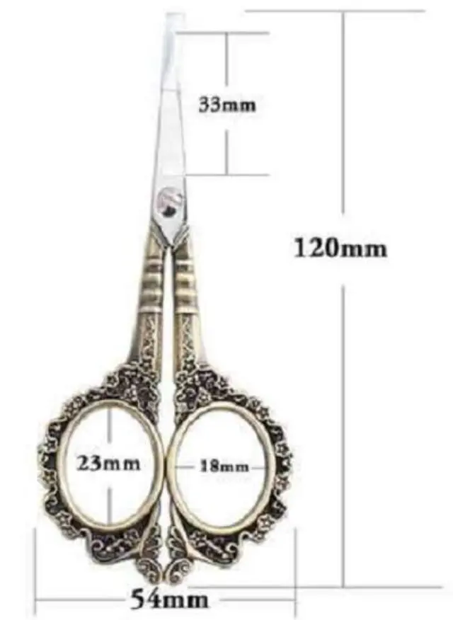 Ψαλιδάκι για φόρμες antique design ΧΡΥΣΟ