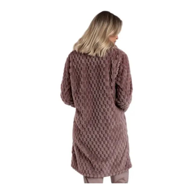 Admas Γυναικεία Ρόμπα Classic Warm Soft Sleep, Χρώμα Mocha 3