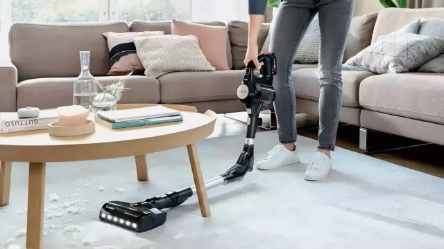 Bosch Unlimited 7 Επαναφορτιζόμενη Σκούπα 2 σε 1 Stick & Χειρός 18V Μαύρη 2