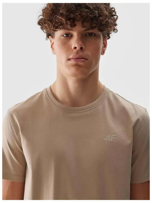 4F T-shirt Beige 4FWSS24TTSHM1154-83S - 2XL 3