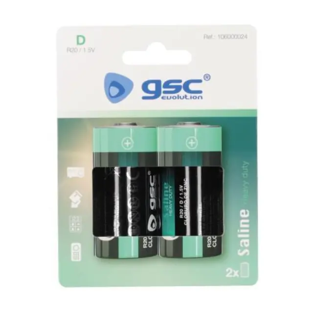 Μπαταρία GSC Saline Heavy Duty D R20 (2 τεμ.) N67529