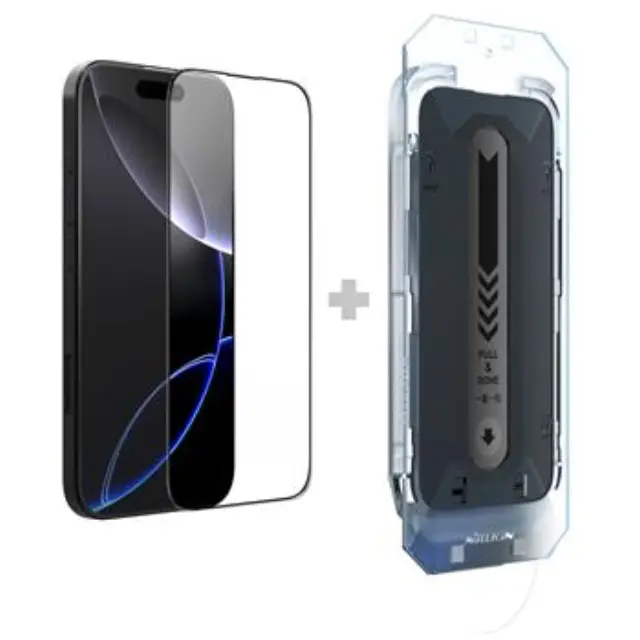 Nillkin Tempered Glass 2.5D CP+ PRO Black for Apple iPhone 16 Pro (with applicator)