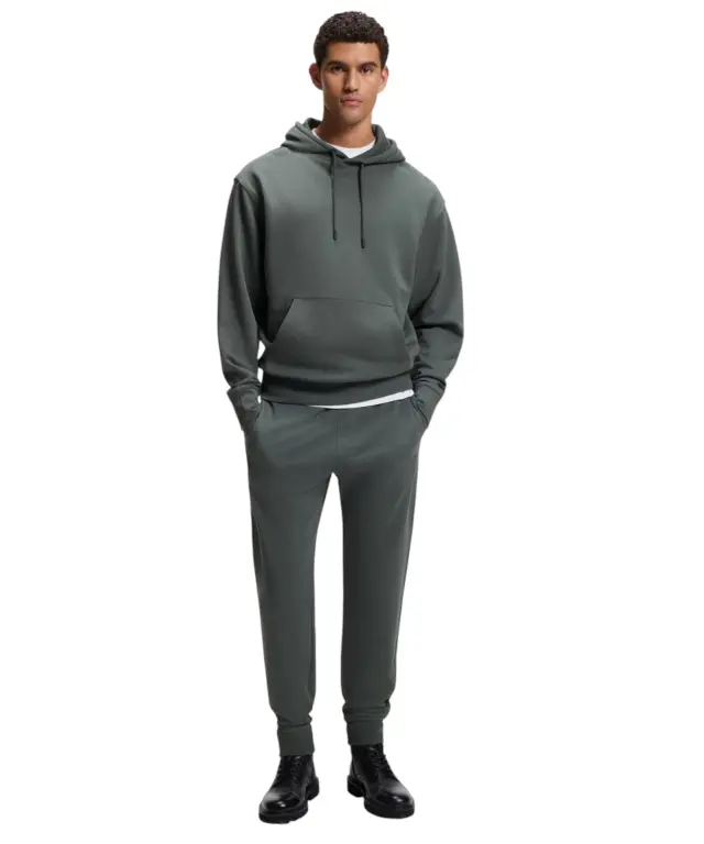 Hugo Boss - Ανδρικό παντελόνι φόρμας SeChup 50533392-377 Πράσινο Σκούρο 2