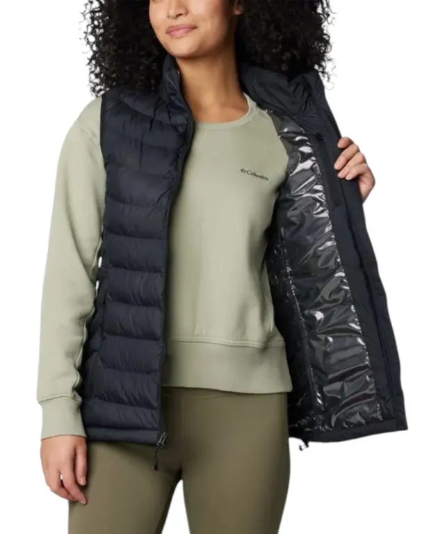 Columbia - Γυναικείο Αμάνικο Μπουφάν Powder Lite II Vest WK7821-010 Μαύρο 3