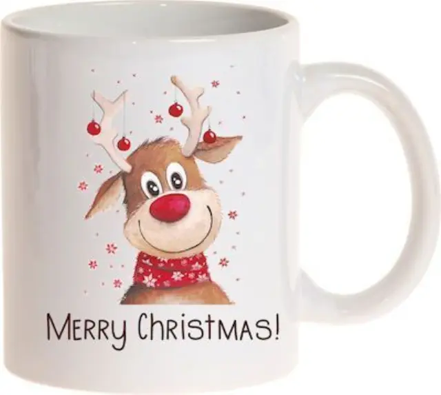 κούπα κεραμική χριστουγεννιάτικη merry christmas (κωδ. 3594)