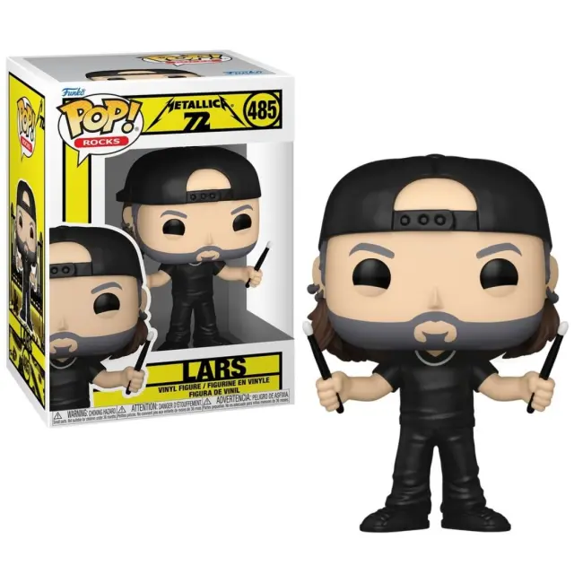 Funko POP! Rocks Metallica Lars Ulrich 72 Seasons #485 Συλλεκτική Φιγούρα Βινυλίου 9,9cm
