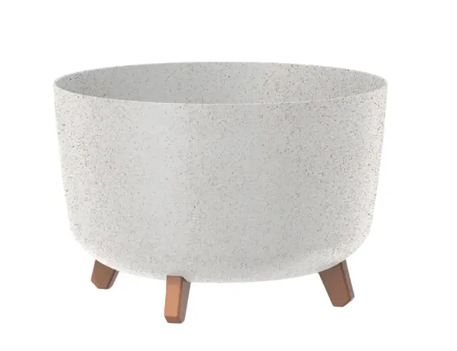Κασπώ με βάση και διαστάσεις 20x20x17.4cm - White Y89300230