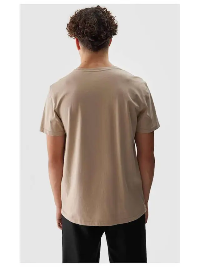 4F T-shirt Beige 4FWSS24TTSHM1154-83S - 2XL 2