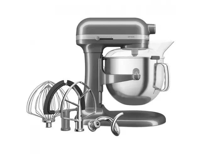 Κουζινομηχανή KitchenAid Artisan Bowl Lift 5KSM70SHXEMS με ισχύ 375W, 11 ταχύτητες και χωρητικότητα 6.6L - Medallion Silver5KSM70SHXEMS 2