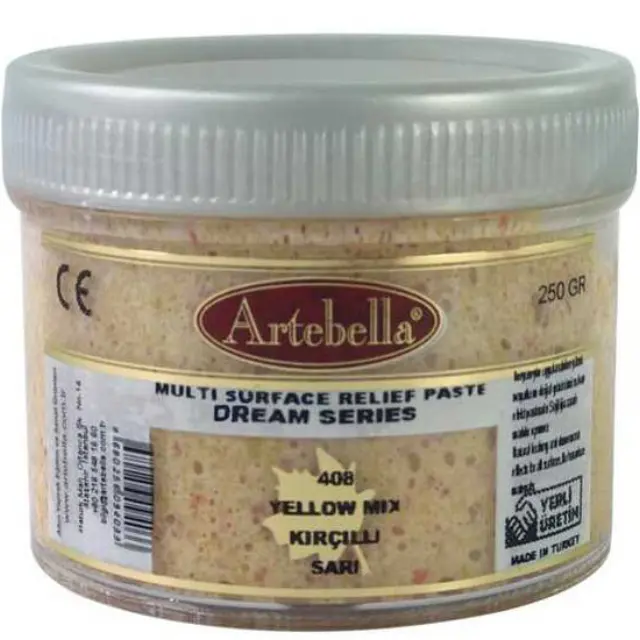 Artebella Πάστα Relief Dream Series 408 Yellow Chrysanthemum - 250gr