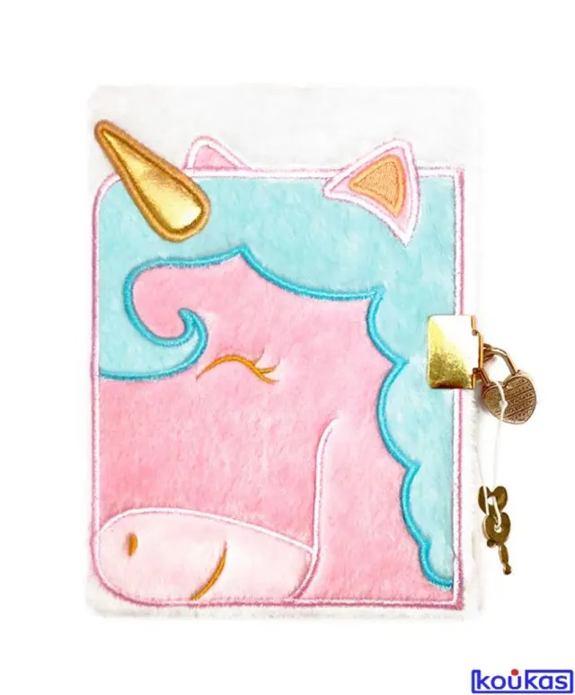 Λεύκωμα με Λουκέτο Plush Unicorn / 25CO209 (Avenue Mandarine)