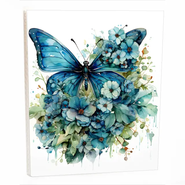 Άλμπουμ pocket με θήκες για 36 φωτογραφίες 10Χ15 blue butterfly 25