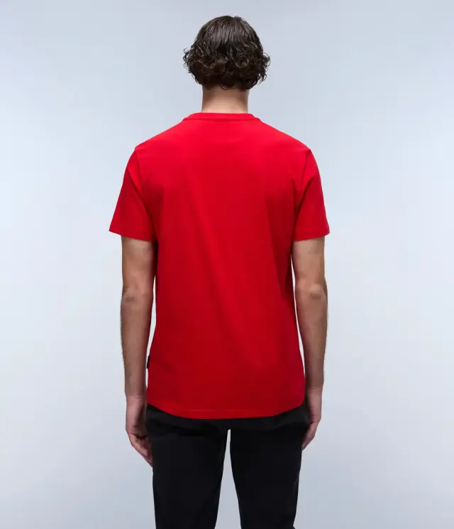 Napapijri - Ανδρικό T-shirt Salis Ss Sum Regular Fit NP0A4H8D-R06 Κόκκινο - XL 2