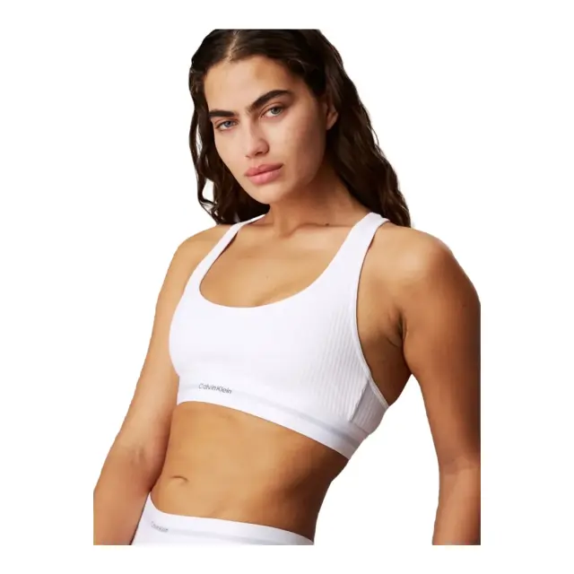 Calvin Klein Γυναικείο Μπουστάκι Lightly Lined Bralette, Χρώμα Λευκό 3