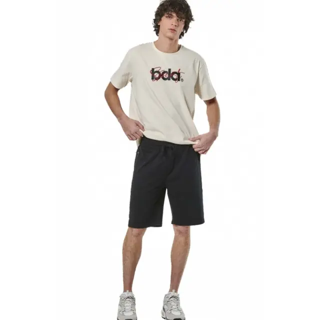 Body Action Men's Essentials French Terry Shorts Μαύρο 033516-01 (Body Action) - XLarge 2