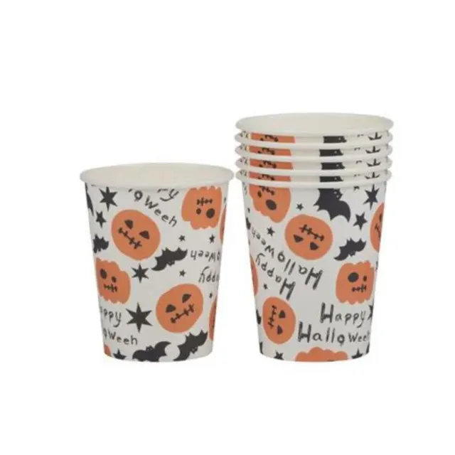 Arti Casa Halloween Ποτήρι Χάρτινο 266ml (6τμχ): Happy Halloween