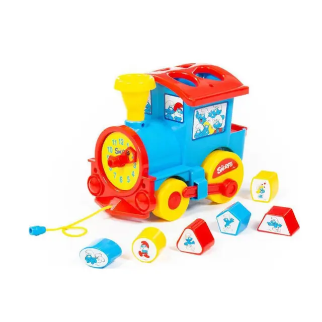 Κλικ για Μεγέθυνση Τρενάκι Ταξινόμησης The Smurfs Loco Polesie 4810344064363