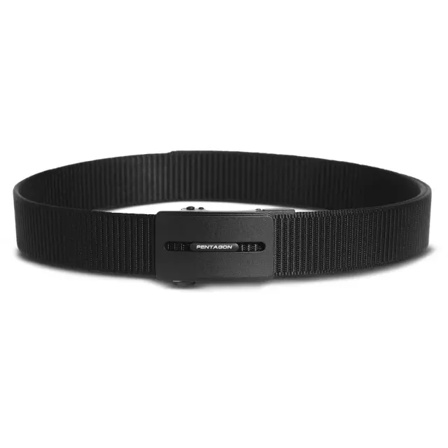 Pentagon Regal Belt 35mm "BLK"-Ζώνη Επιχειρησιακή Αγκράφα Μαύρη - 01-Black-Μαύρο