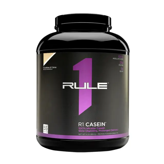 Rule1 Casein Cookies & Cream, 55 Servings
