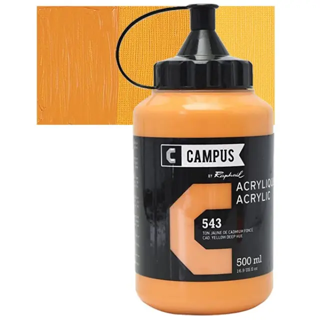 Ακρυλικό Raphael Campus - 543 Cadmium Yellow Deep Hue - 500ml