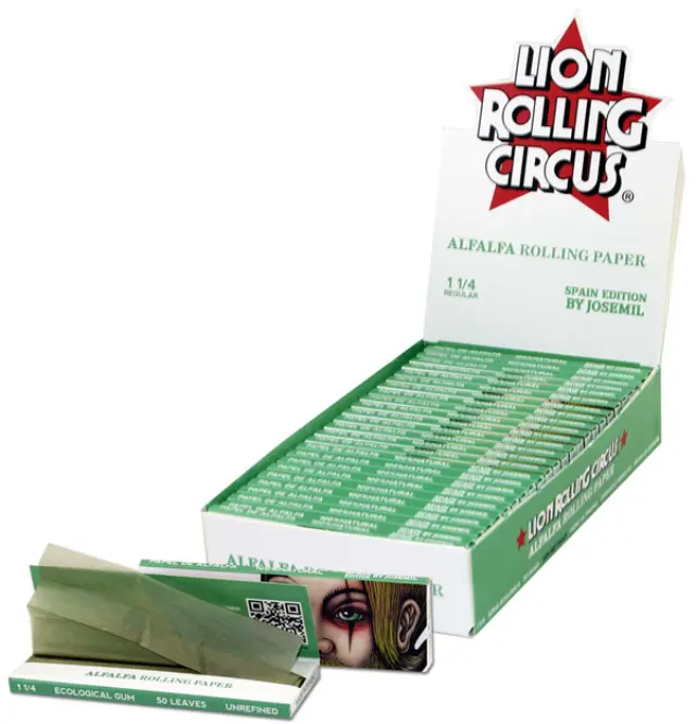 Lion Rolling Circus Χαρτάκια 1¼ - Unbleached Alfalfa 2