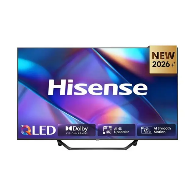 Hisense TV 50" 50A7S 50" QLED 4K VidaaOS 60Hz Dolby Vision IQ 2026
