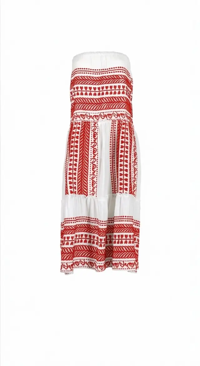 S836 - Red - BEACHWEAR BOHO - M 3