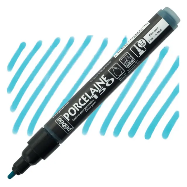 Pebeo Porcelaine Μαρκαδόρος Πορσελάνης - 05 Peacock Blue 1.2mm
