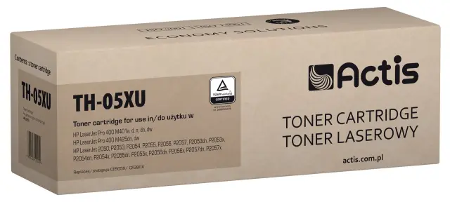 Actis TH-05XU Toner Universal (replacement for HP 05X, CE505X, 80X, CF280X, TH-80X, Standard 7200 pages black)