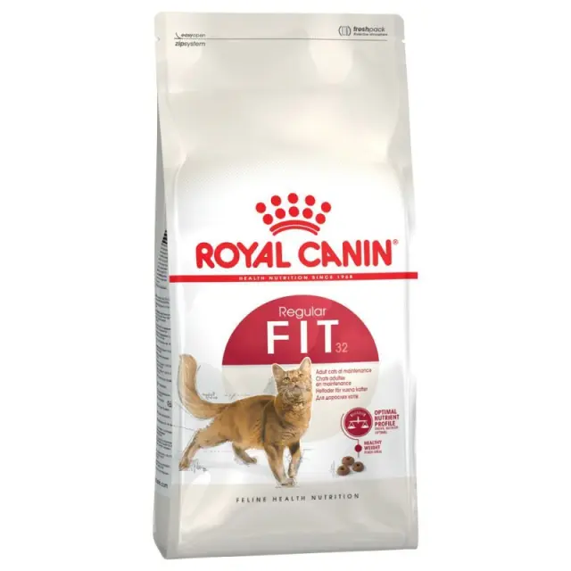 Royal Canin Fit 32 Ξηρά Τροφή Γάτας με Πουλερικά & Ρύζι 4kg