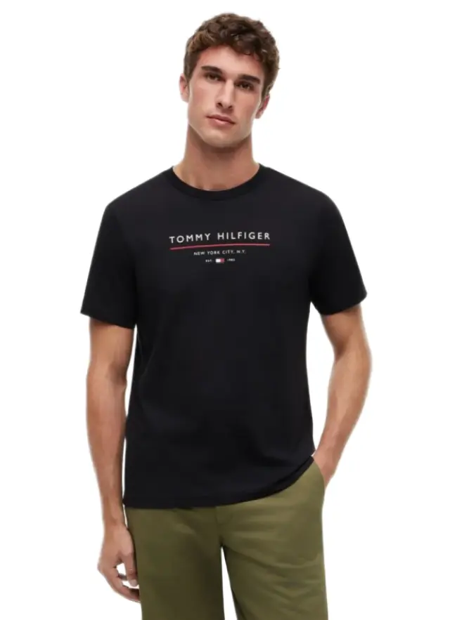 TommyHilfiger ανδρικό t-shirt με λογότυπο MW0MW44359-1
