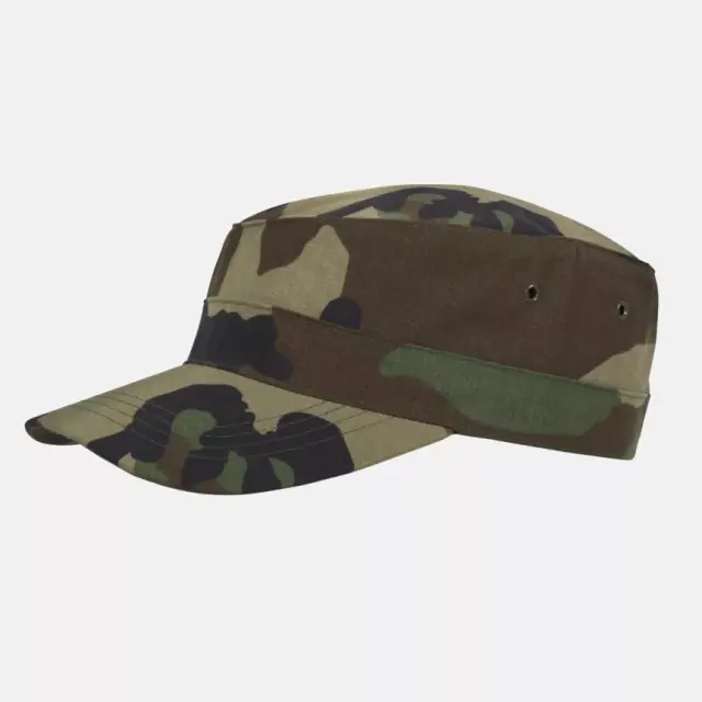 Helikon-Tex Combat Cap-PolyCotton Ripstop-Καπέλο Μάχης Cotton Ripstop - 51-Woodland Camo
