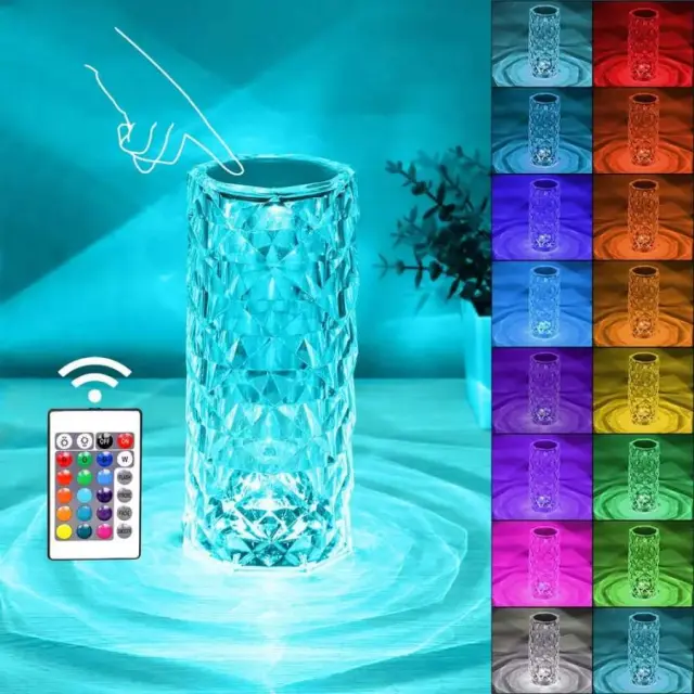 Επαναφορτιζόμενο επιτραπέζιο φωτιστικό RGB με τηλεχειριστήριο