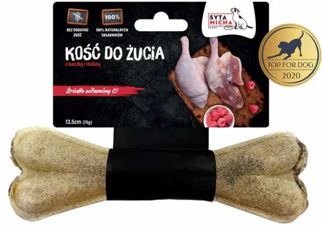 SYTA MICHA Duck with raspberries - a treat for dogs - 13.5 cm