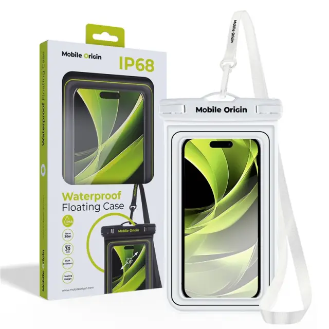 Mobile Origin Waterproof Floating Case 6,8", white/black