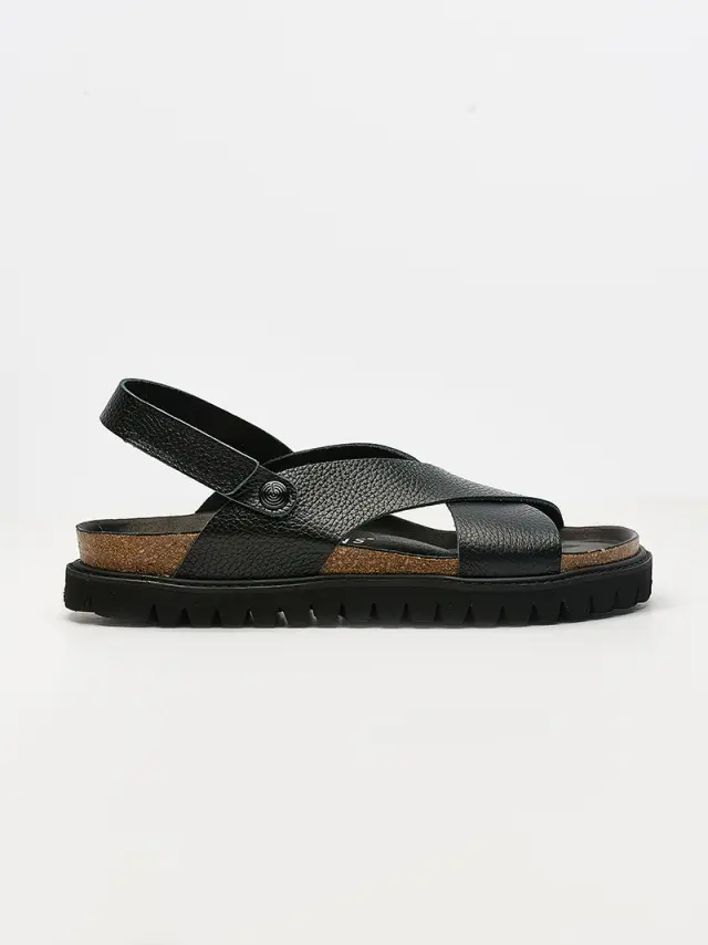 Genuins Πέδιλα Γυναικείο δέρμα Μαύρο GEN/FIBONACCI BLACK 2