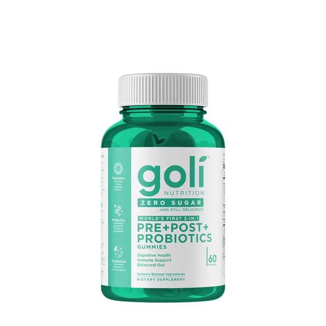 Goli Zero Sugar Pre + Post + Probiotics Gummies