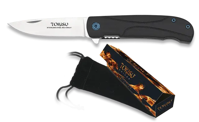ΣΟΥΓΙΑΣ TOKISU pocket knife. G10/CNC . Blade 7cm, 18681