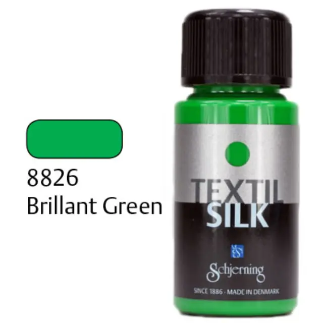 Χρώμα για Μετάξι Schjerning - 8826 Brillant Green - 50ml