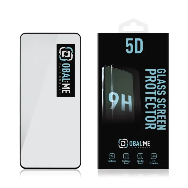 OBAL:ME 5D Glass Screen Protector for Xiaomi Redmi Note 13 Pro 4G/5G Black 2