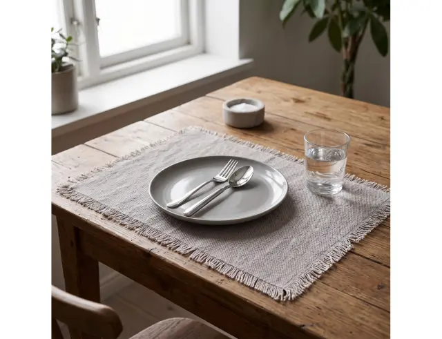 Σουπλά Maha Secret de Gourmet με διαστάσεις 45x30cm - Grey 188807F