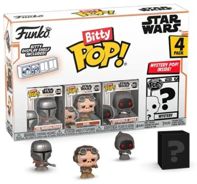 Funko Bitty Pop! 4-Pack Star Wars: The Mandalorian Vinyl Figures