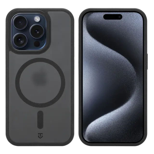 Tactical MagForce Hypersand Cover for Apple iPhone 15 Pro Asphalt 2