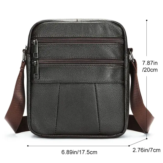 Δερμάτινο τσαντάκι ώμου Cardinal 7705 Καφέ - One Size 2
