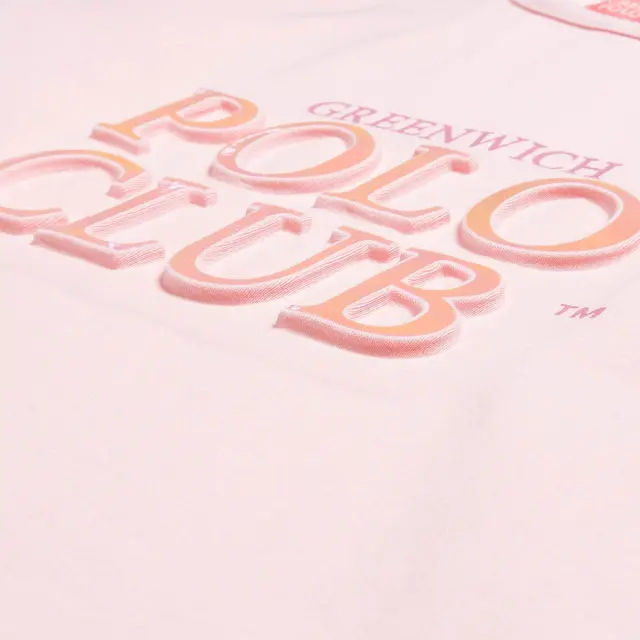 Μπλούζα Greenwich Polo Club με φουσκωτά γράμματα 2