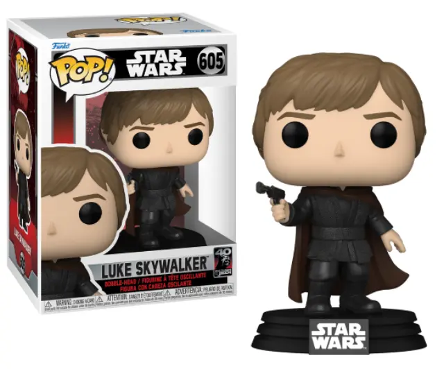 Funko Pop! STAR WARS 6 "40TH ANNIVERSARY" - Luke #605 Figure