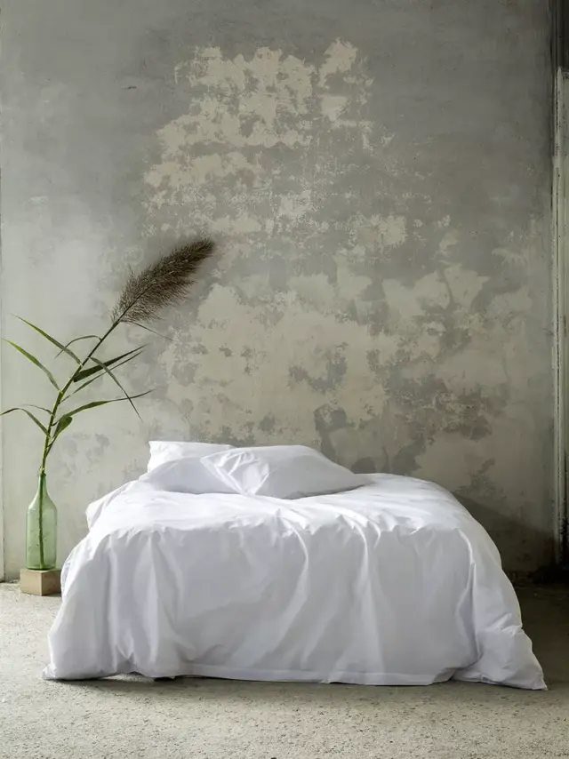 Παπλωματοθήκη Polycotton, 160 T.C. Λευκό Μονή 170x240