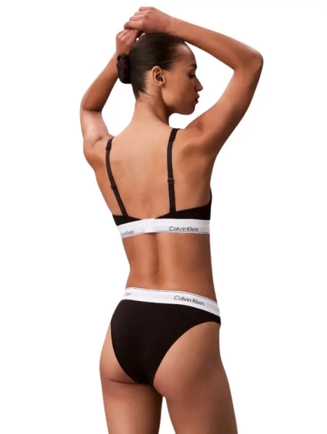 Calvin Klein γυναικείο σλιπ high leg tanga QF8524-2 2