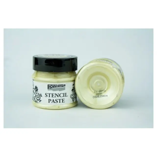 Πάστα για στένσιλ περλέ Pentart 50ml - Vanilla
